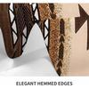 n Aztec Rectangle Tablecloth 60x84 Inch Southwestern Geometric Square Triangle Brown Dining Table Cover Deco for Kitchen Home Outdoor Party