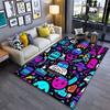 Colorful Abstract Cartoon Pattern Suitable As a Non-slip Mat for the Living Room or Bedroom Sofa