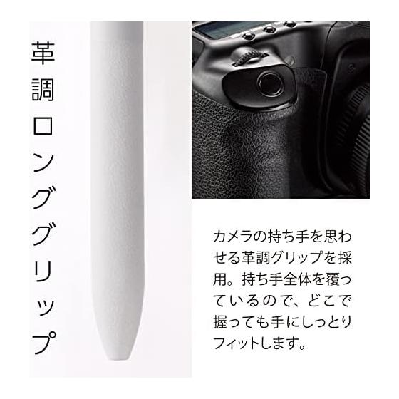 Pentel Multifunctional Ballpoint Pen Calme Ballpoint Pen 0.5 Sharp 0.5 Grayish White BXAW355W
