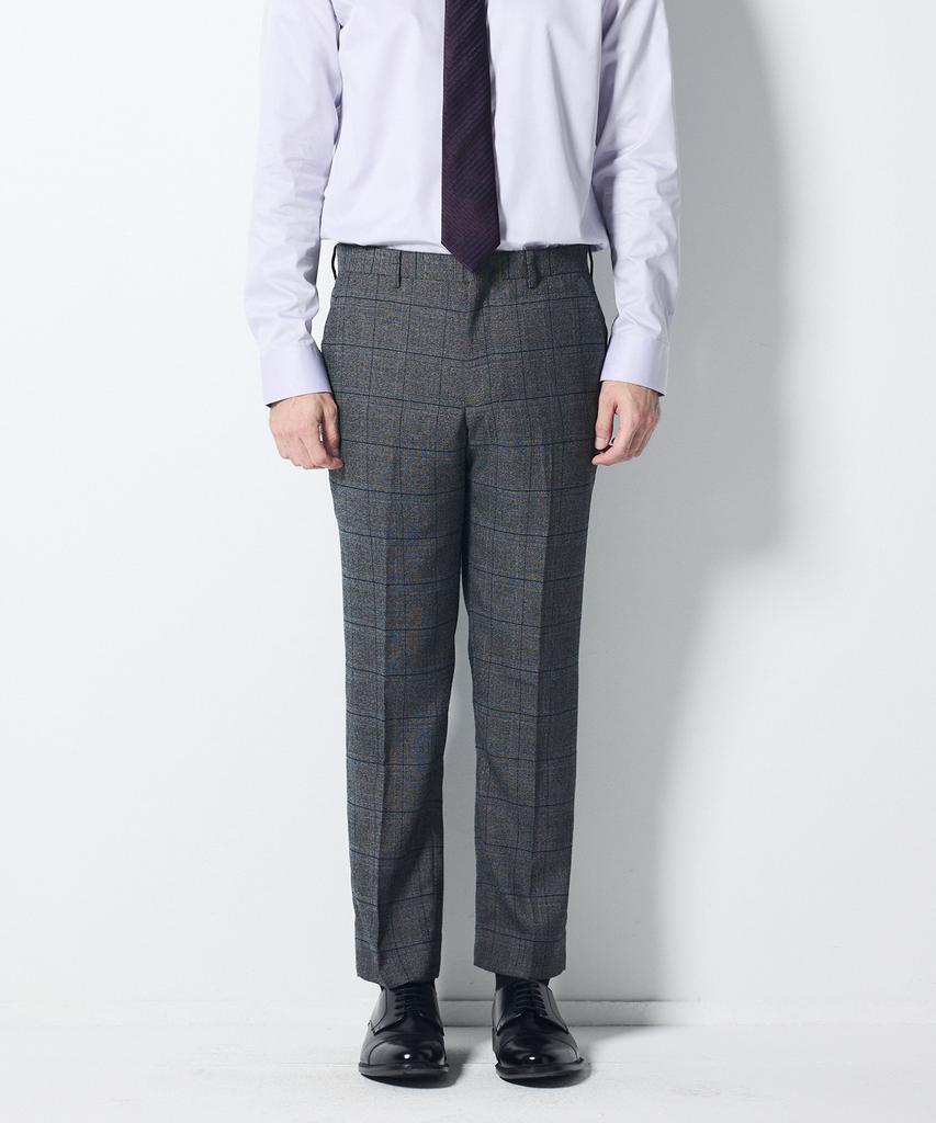 STCO Soft Touch Glen Check Pattern Suit Setup Gray (Classic Fit)_Ssjud51Set (B Type)