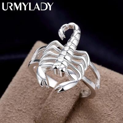 Beautiful Ring Fashion Fashion Scorpion 925 Sterling Silver NICE Women Domineering Lady Ring Jewelry