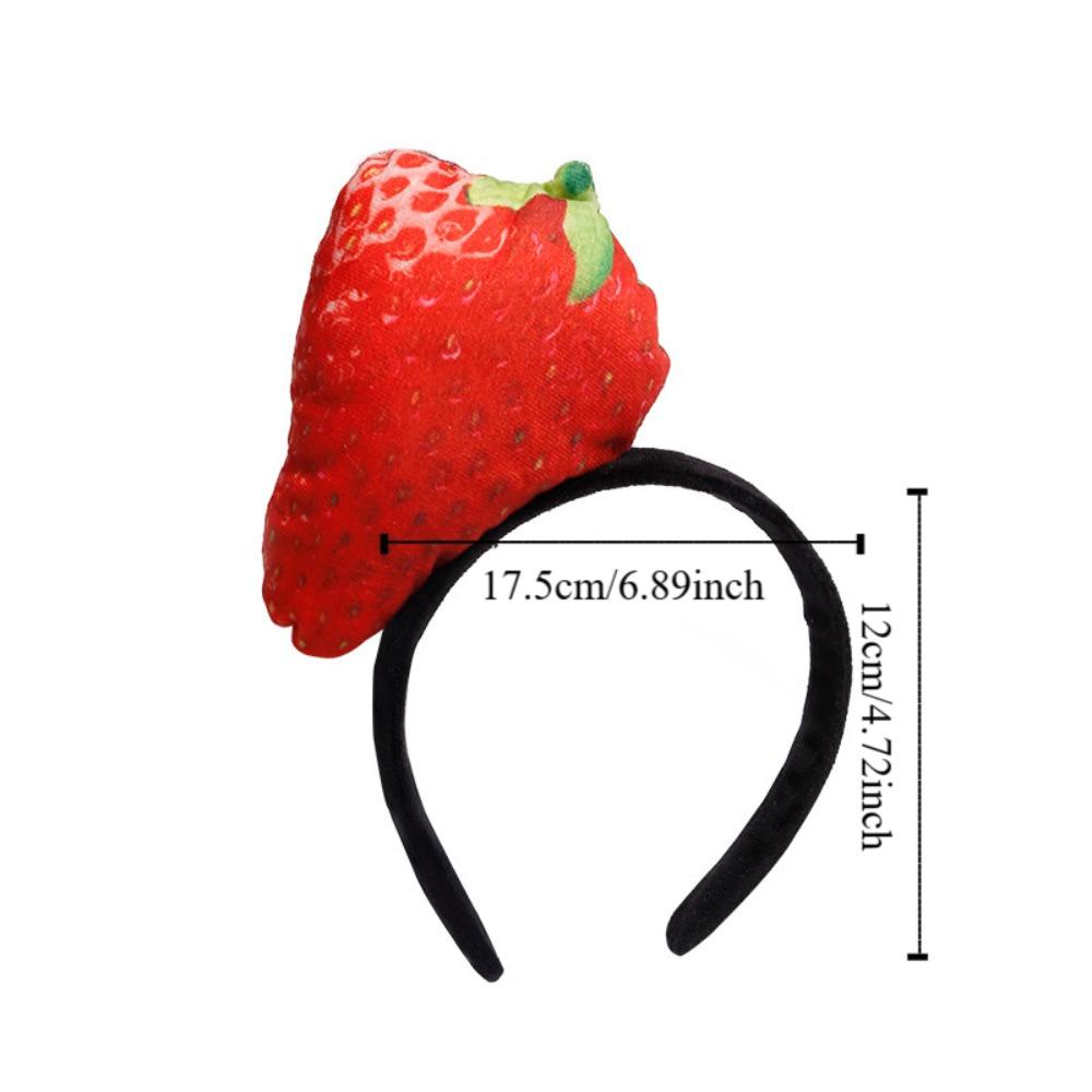 Funny Kawaii Simulated Food Hair Hoop Headwear Korean Style Fruits Headband Tomato Banana Vegetable Hair Bands Daily