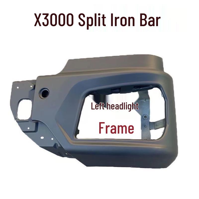 Shaanxi Delong X3000 Headlight Frame Dump Truck Split Iron Bumper Left & Right Sections