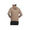 Adidas Printed Logo Zip Hoodie Jacket Men Outerwear Brown HN8996