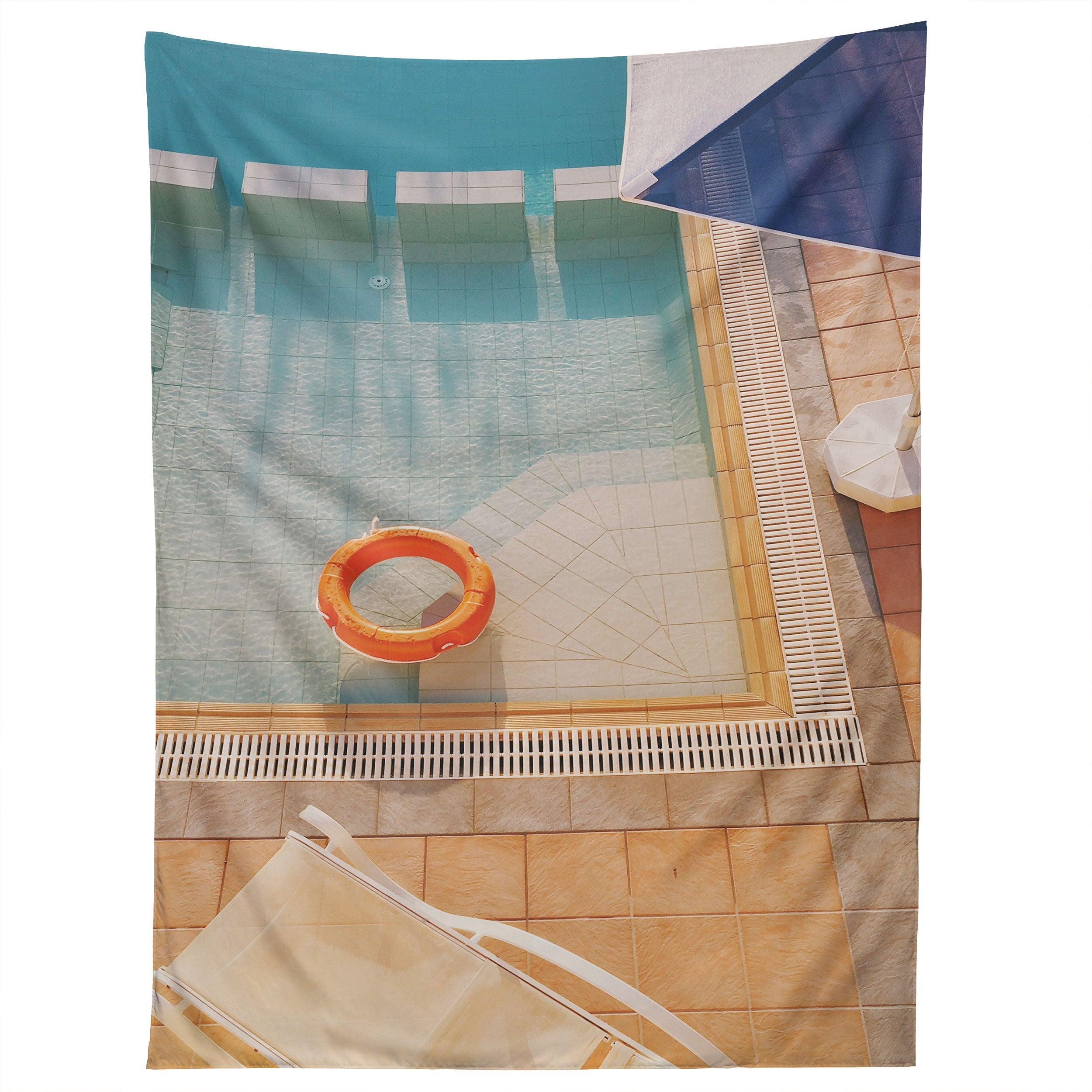 SWIMMING POOL tapestry 75x100 чёрный