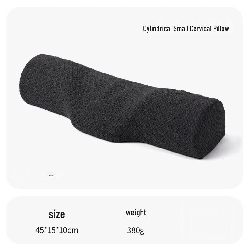 mling Small Cylindrical Cervical Memory Foam Neck Pillow