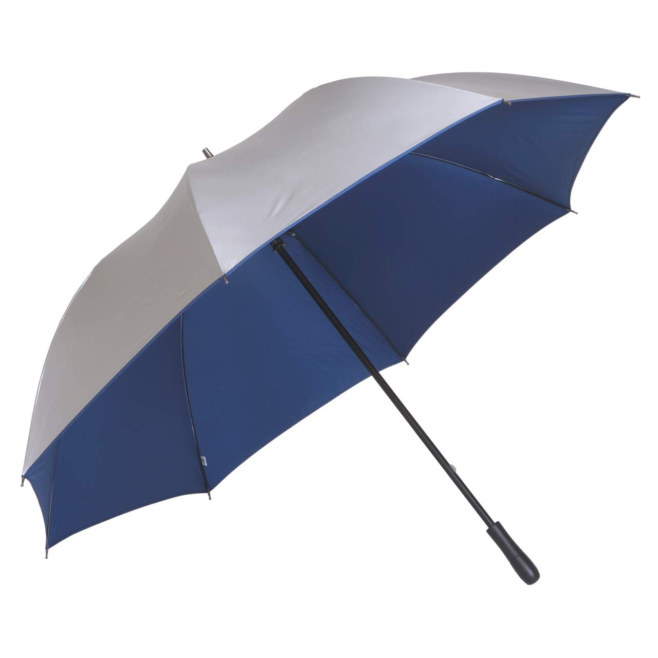 

Серебристый зонт-автомат большого размера, диаметр 134 см, спицы 80 см, зонт от солнца, большой зонт для гольфа, зонт Lieben (прибл.). Мужской [LIEBEN-0197]