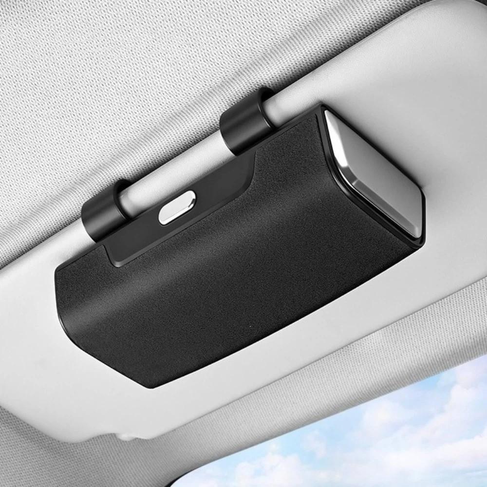 Storage Organizer Sun Visor Glasses Holder Glasses Protection Storage Box Car Interior Accessories