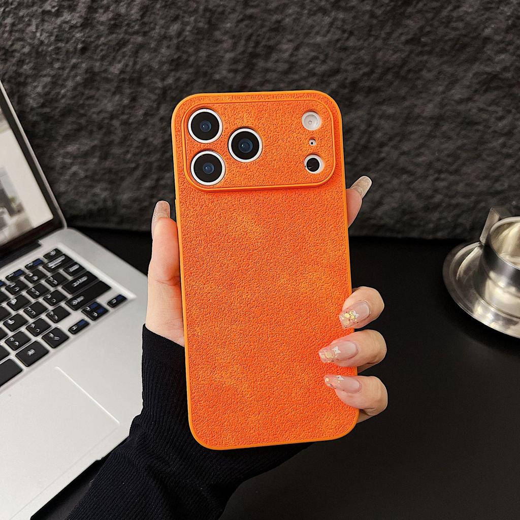 Duże Okno z Wzorem Liczi Etui na Telefon dla Apple 16PRO/16/17PROMAX z Precyzyjnymi Otworami, Modny Akrylowy Design