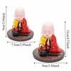 Devout Prayer Solar Nodding Buddha Toys Wealth Coming Buddhist Monk Figurines  Gifts