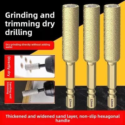 Hexagonal Shank Dry Ceramic Tile Diamond Drill Bit Hole Openers for Drilling and Grinding