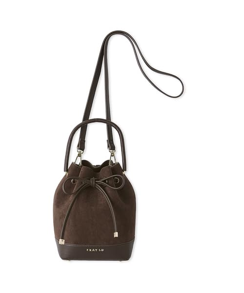FRAY Ribbon Bag FWGB259306 I.D. Women's (Suede) (Brown)
