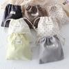 Portable Drawstring Bag Cute Mini Drawstring Bags Walking Key Coin Purse Travel Organizer Bags Toiletries Bag Jewelry Dust Bag