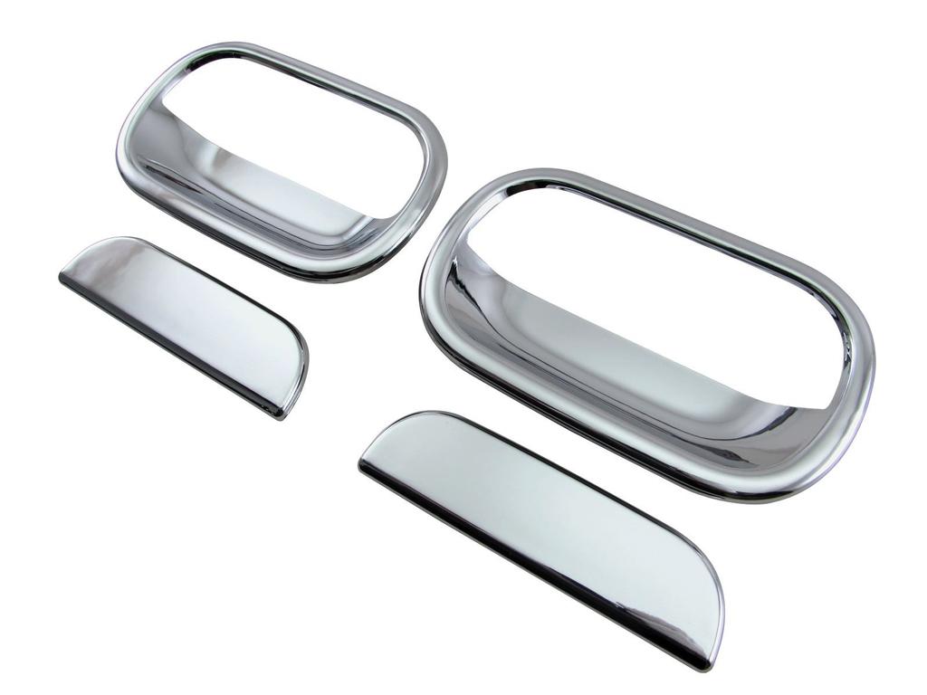BRIGHTZ 2007 Elf Roll Roof Chrome Door Handle Covers and Knob Plate Set 28264 [TRUCK-S-008]