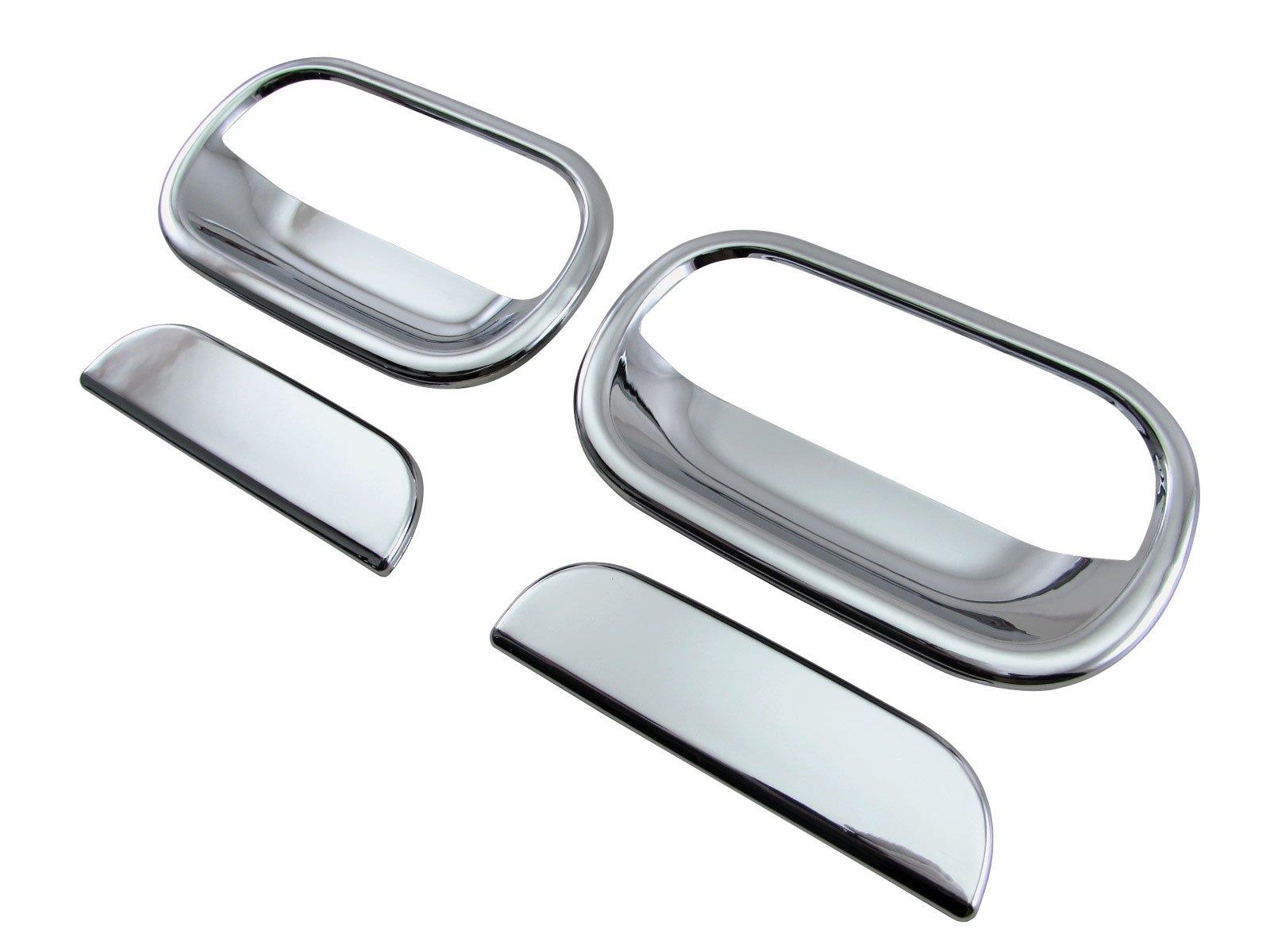 

BRIGHTZ 2007 Elf Roll Roof Chrome Door Handle Covers and Knob Plate Set 28264 [TRUCK-S-008]