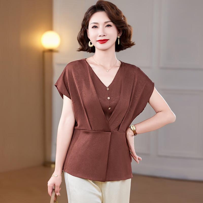 YUZHAOLIN Solid Color Everyday Top