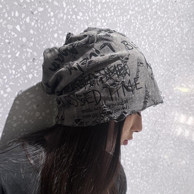 Hip Hop Beanies Hats For Men Women Spring Summer Thin Unisex Streetwear Loose Style Hats