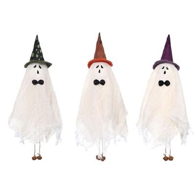 Halloween Specter Pendant Decors for Seasonal Charm  Hat Halloween