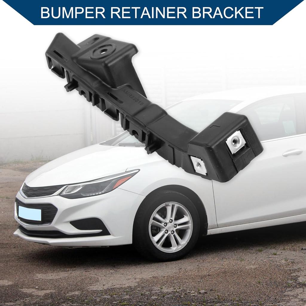Bumper Support Bracket for Chevy Malibu 2016-2022 / Left Side Front Bumper Retainer Bracket Hold Mount/Durable ABS / 1 Pc Black