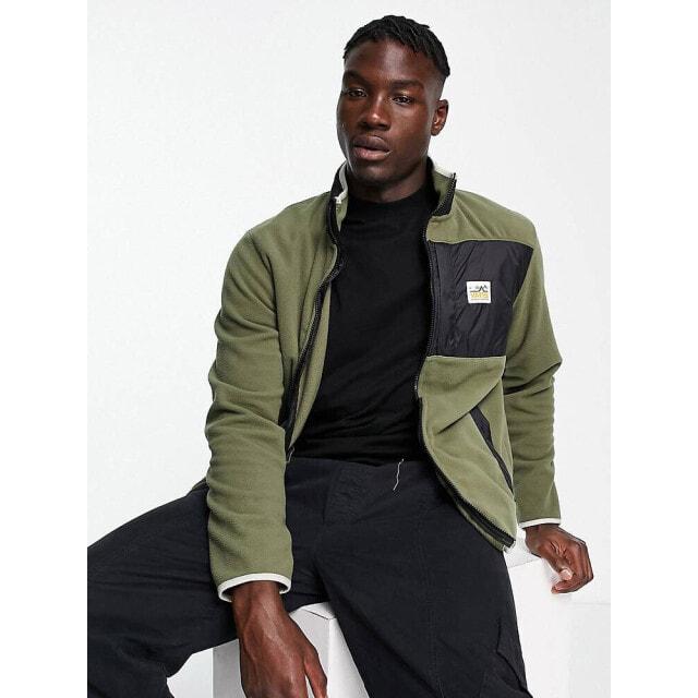 

Зеленая флисовая куртка на молнии Vans