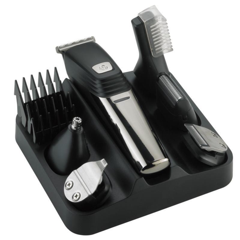 Waikil 6-in-1 Multifunctional Electric Grooming Kit: Hair Clipper, Razor, Body Hair Trimmer