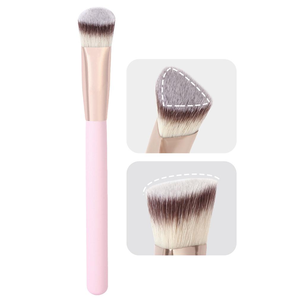Under Eye Concealer Makeup Brush Triangle Foundation Brush for Liquid Cream Blending Concealing Cosmetic Makeup Tools
