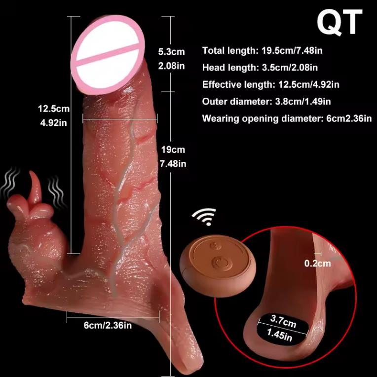 Men's Penis Enlargement Set Wolf Tooth Jj Set Meat Set Sleeve Reuseable Silicone Sex Toys Adult Toys Lock Sperm Ring Sex Toys