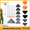 1Set Wall Mop with Long Handle 360° Rotating Triangle Microfiber Wall Cleaning Mop Adjustable Dry Wet Dust Mop Cleaner for Floor