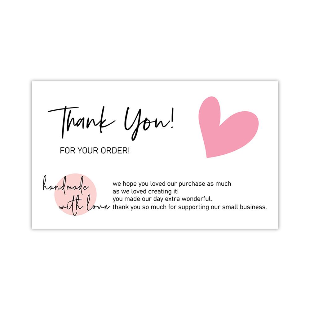 30Pcs/Pack Thank You Card Party Gift Shopping Purchase Thanks Greeting Cards Appreciation Card For Sellers
