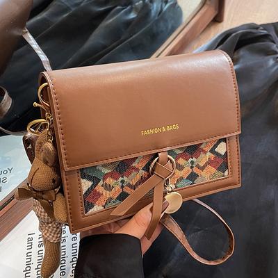 New High Quality Crossbody Bag Ins Fashion Retro Versatile One Shoulder Small Square Bag