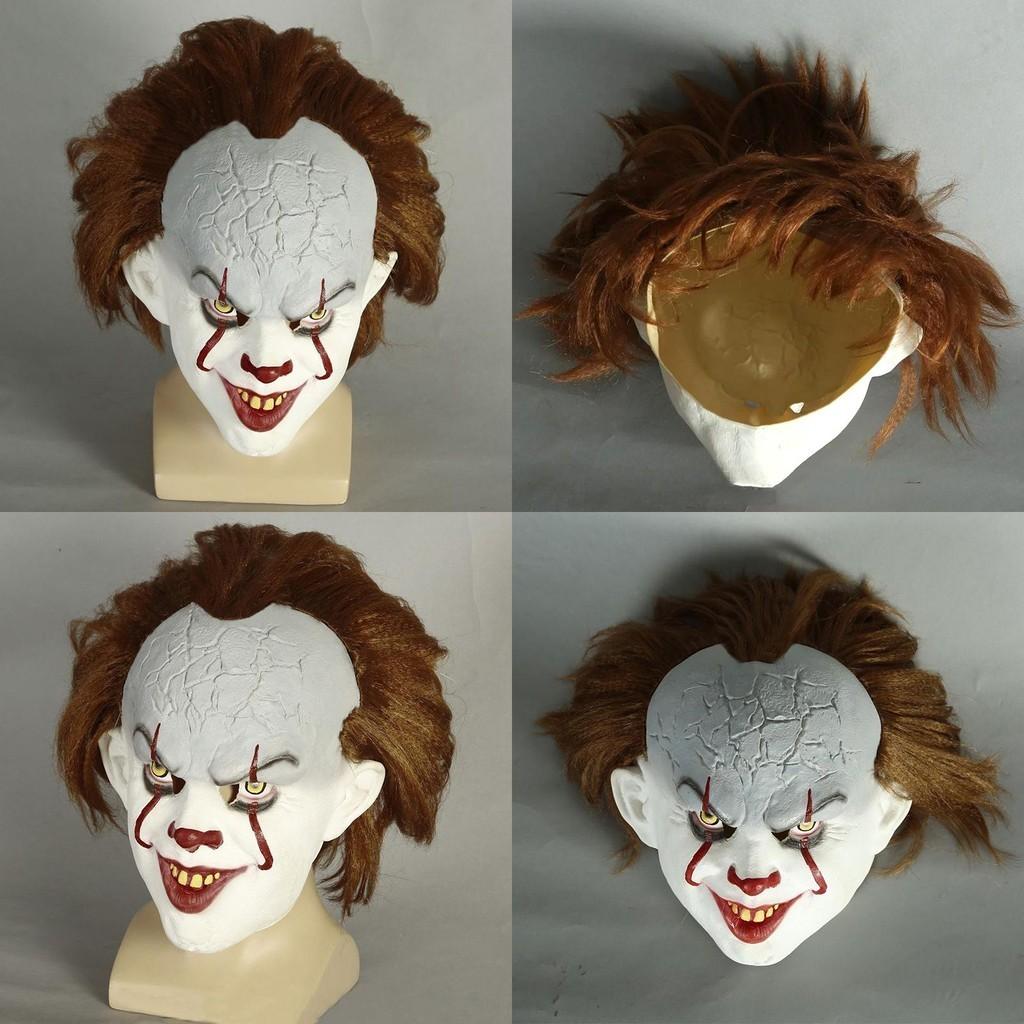 Auffällige Stephen King's Es Pennywise Maske Ideal Für Halloween-Kostüm-Enthusiasten