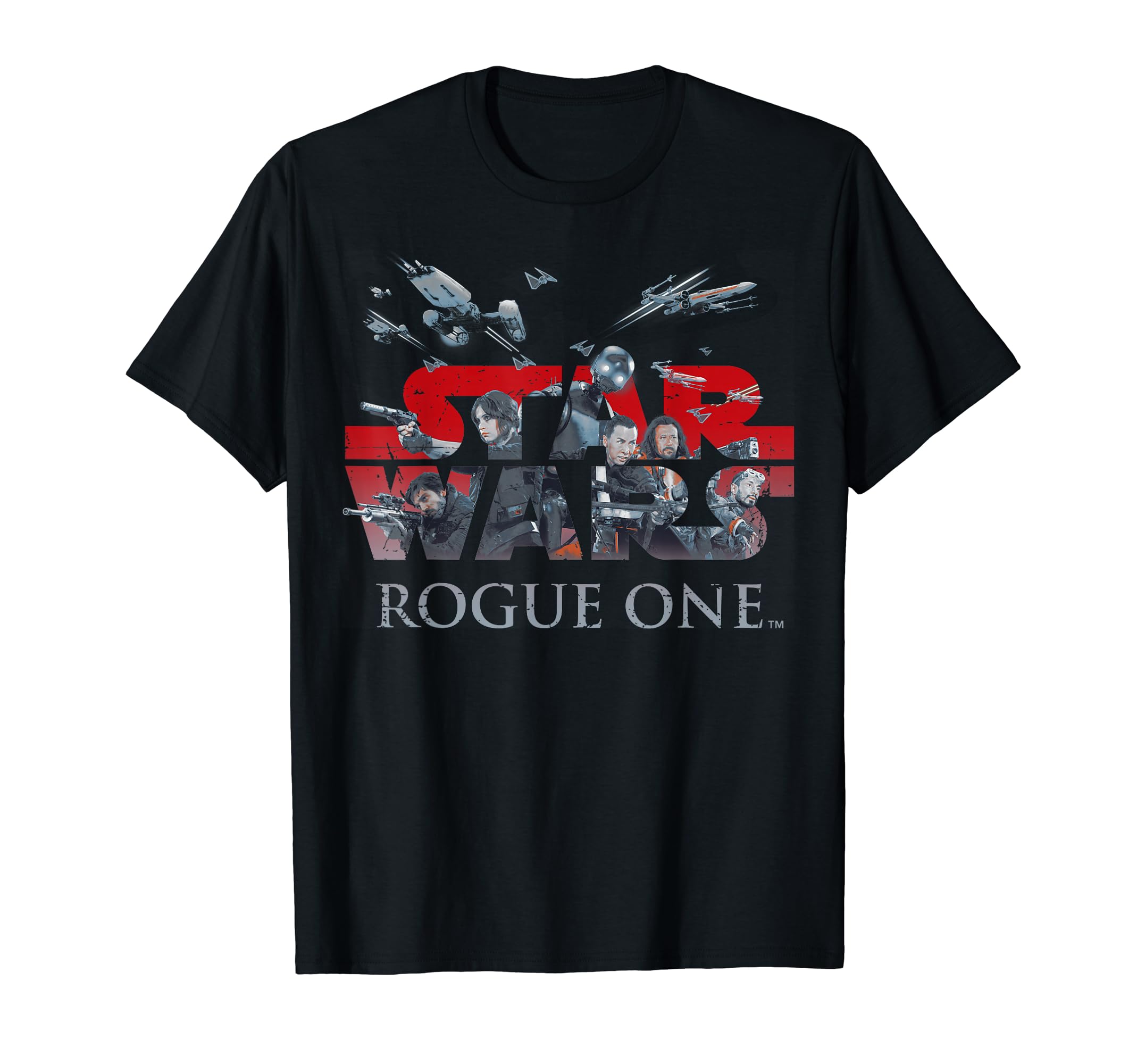 Star Wars Rogue One Rebellion Logo Graphic T-Shirt