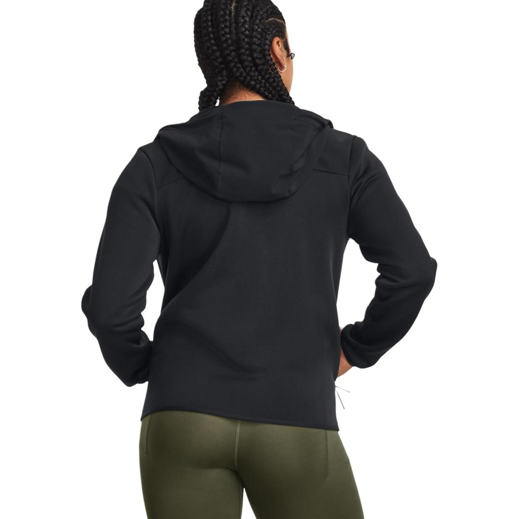 Under Armour Essential Swacket Training Hooded Jacket Women Outerwear Black 1378850-001