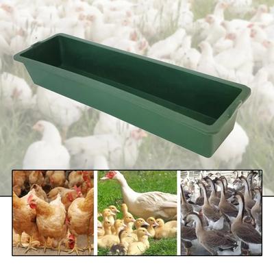 40cm Große Kapazität Plastik Tierfuttertrog – Vielseitiger Spender für Huhn Ente Schwein Schaf Rindvieh