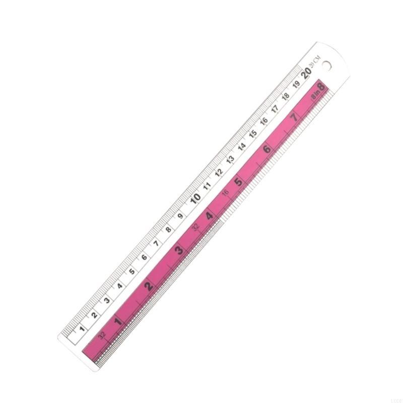   Quality Straight Edges Ruler, Perfect for Home Office Use,Craft and Designs Safety Edges Ruler Corrosion Resistant Ruler