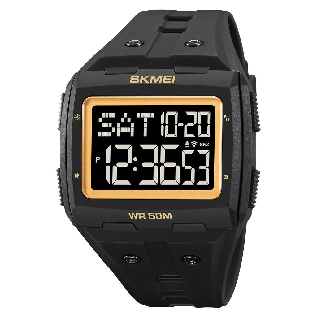SKMEI 2186 hombre Countdown Sport Watches Mens 5Bar Waterproof Back Light Stopwatch Digital Wristwatch For Male Alarm reloj