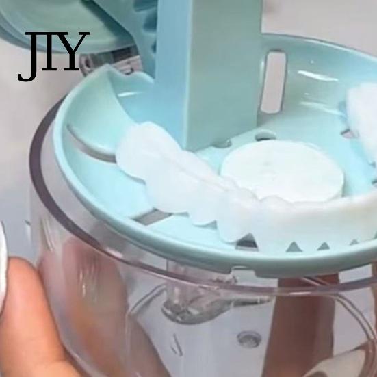 Aligner Cleaning Box Retainer Case with Mirror, Removal Tool, Brush, Leak-Proof Denture Portable Mouthguard Bath Holder, Dental Container for