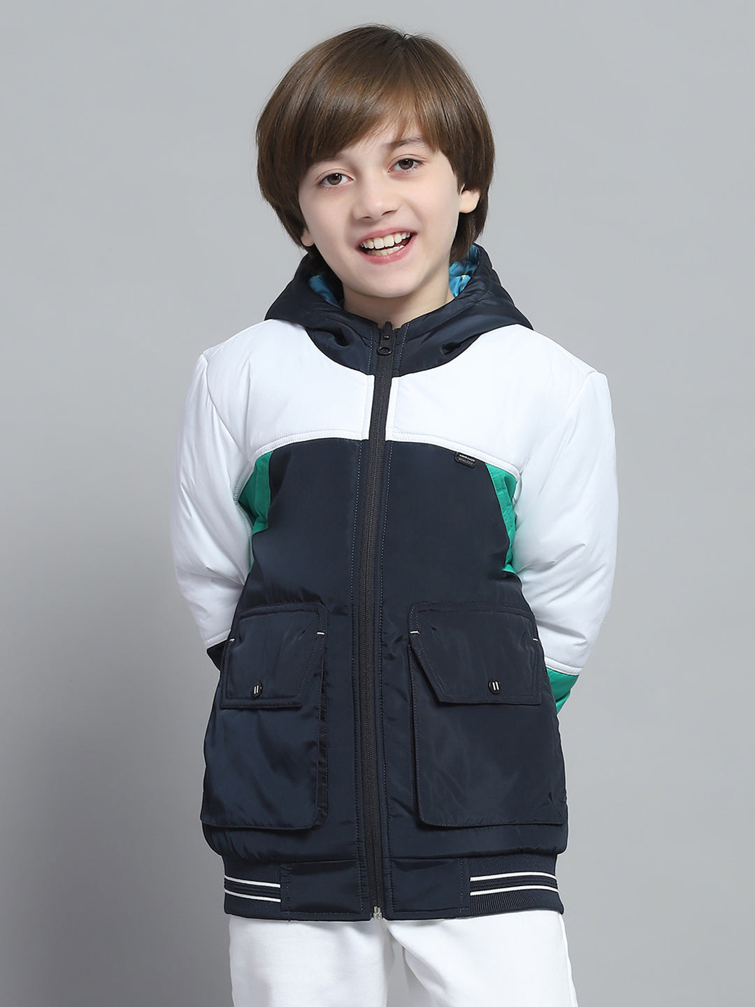 Monte Carlo Boy Smart Fit Navy Blue Jacket 4-5 Years