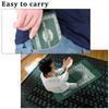 100x60cm Handig Draagbaar Gebedskleed met Kompas Knielend Poly Mat voor Moslim Islam Waterdicht Gebedskleed Tapijt Met Tas