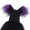 Kids Girls Queen Fluffy Tutu Dresses Children Halloween Witch Cosplay Party Dress Up Costume