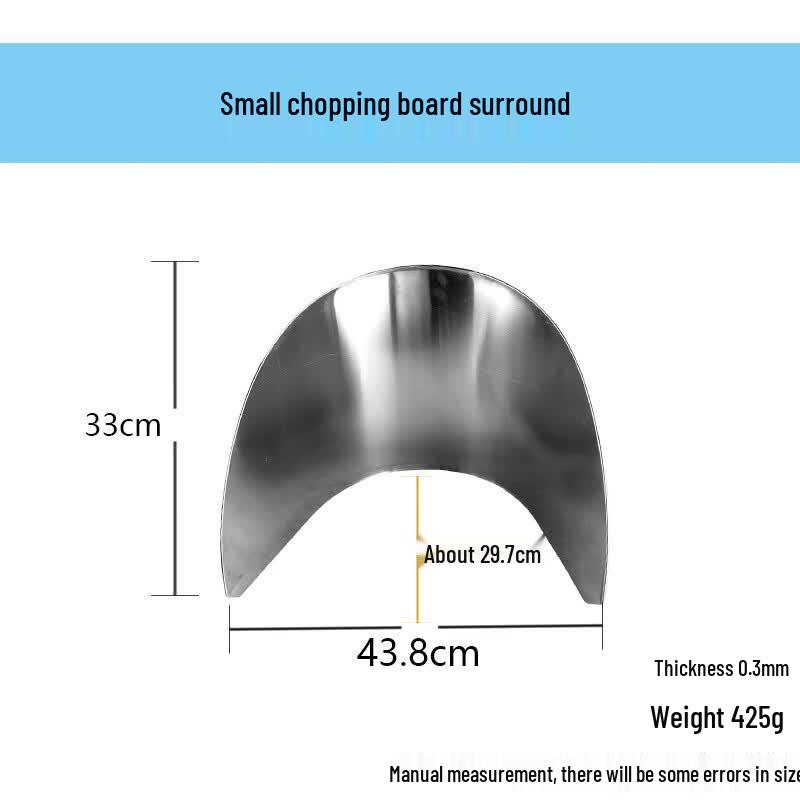 Stainless Steel Cutting Board Spill Guard