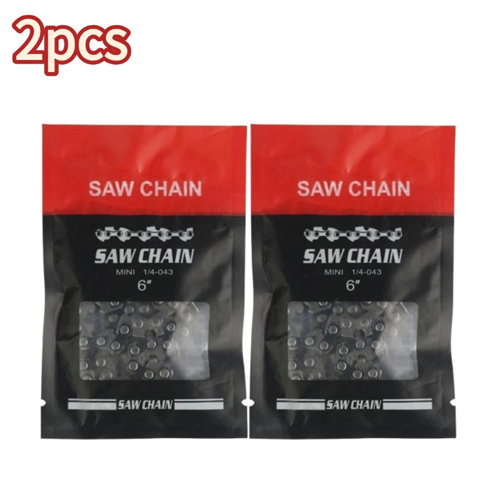 Versatile 6/8 Inch Metal Chainsaw Chains, Electric Saw and Wood Cutting Equipment Spare Parts
