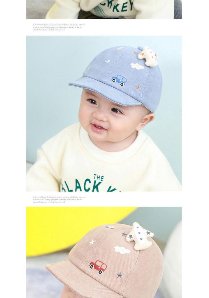 Unisex Baby Duckbill Cap: Cute Corduroy Baseball Sun Hat for Spring and Autumn