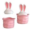 Creative Rabbits Shape Silicone Mould Easy Demold for Making Jewelry Boxes Home Decoration Items