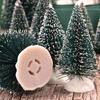 Mini Christmas Tree Sisal Silk Cedar Small Xmas Tree For Home Room Decor Gold Silver Blue Green White Mini Tree