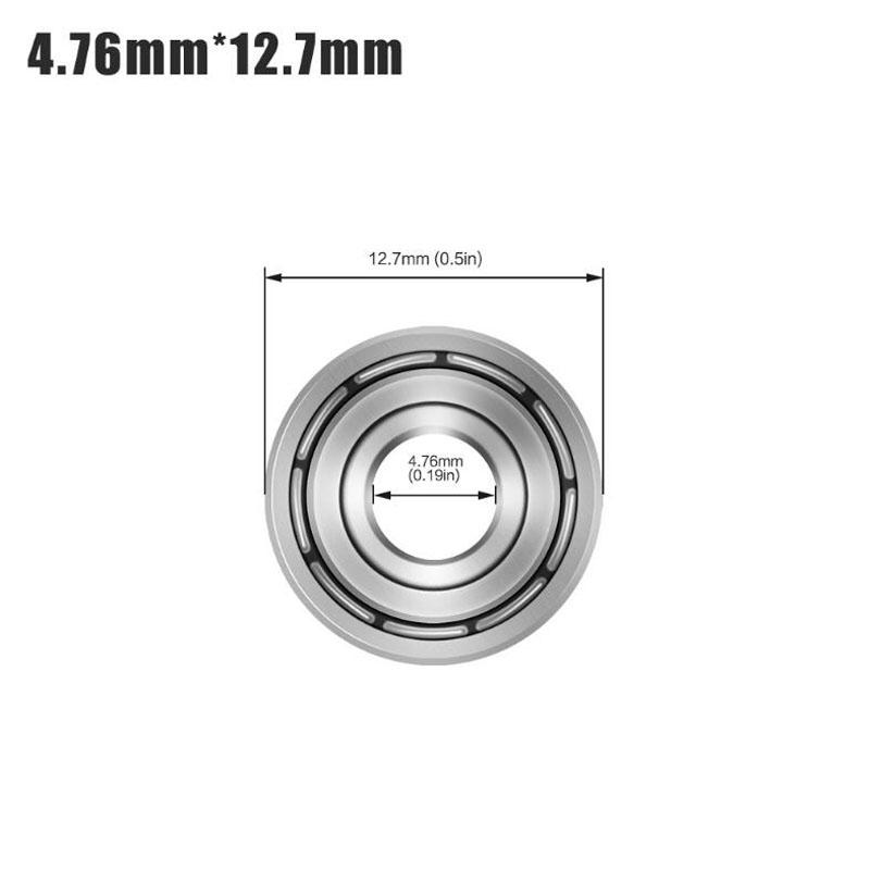 Bit de router Ghid pentru rulmenți cu bile montat în partea de sus Freză Set chei pentru rulmenți Set de accesorii rulmenți 4,76 mm 6,35 mm 12,7 mm