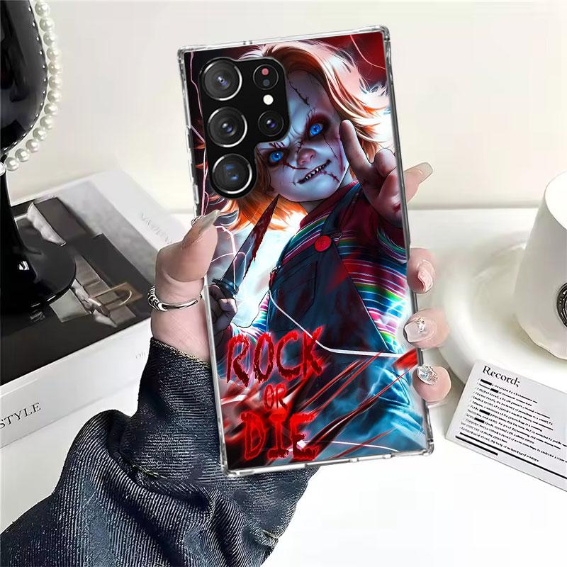 

Chucky Doll Horror Movie Soft Phone Case For Samsung Galaxy S22 S23 S24 S25 Edge S26 Ultra S20 FE S21 Plus + Fundas Coque Galaxy Samsung S26 Ultra