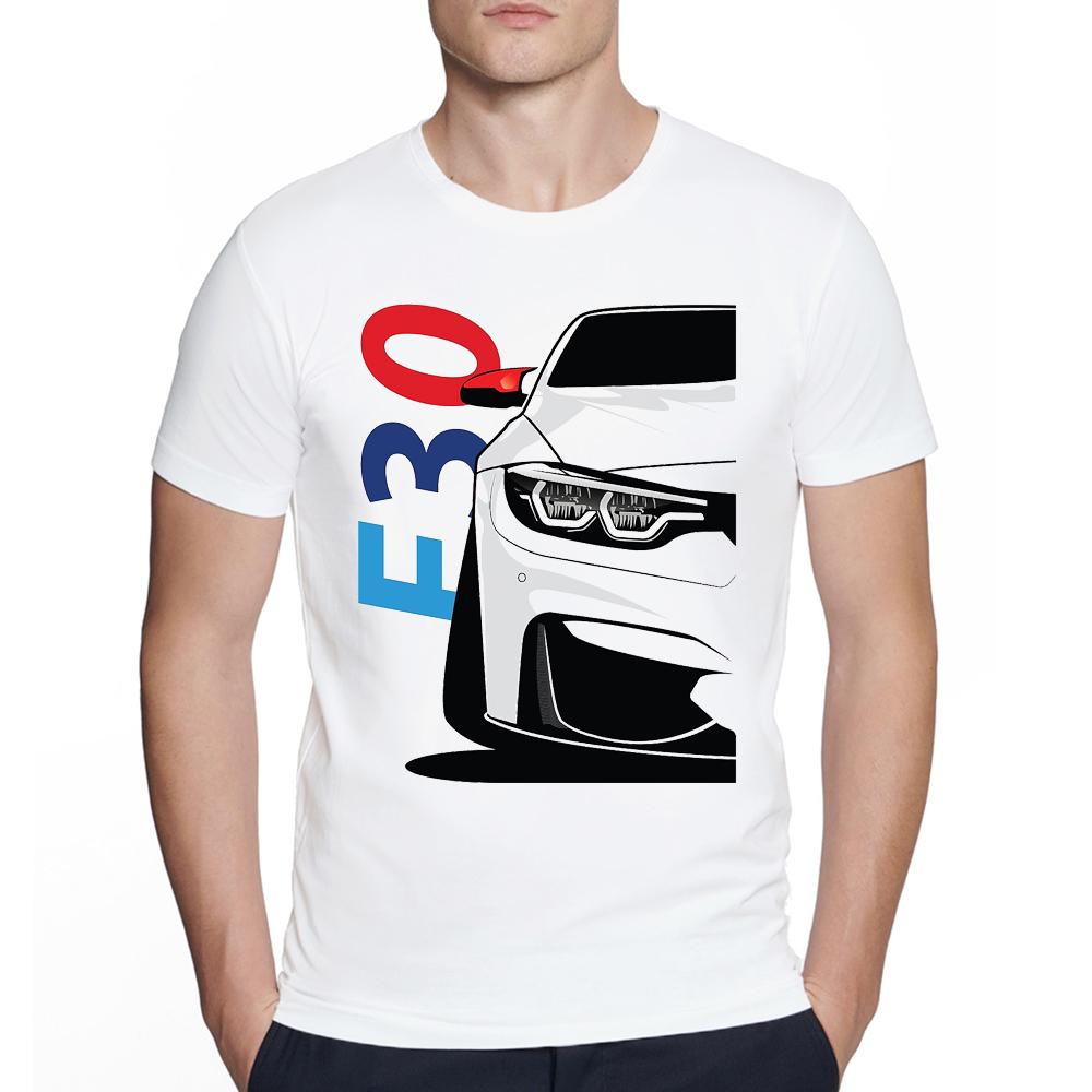Vintage sports car Lovers Summer Men Short Sleeve bm M3 E60 E82 Print T-Shirt Hip Hop streetwear Boy Casual Old School Tops Tees