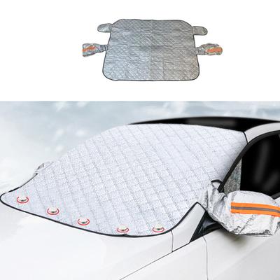 Car Sun ShadesWindshield ParasolsUmbrella Block Visor Protector SunshadesMagnet Window Frost Cover with Reflective Strip