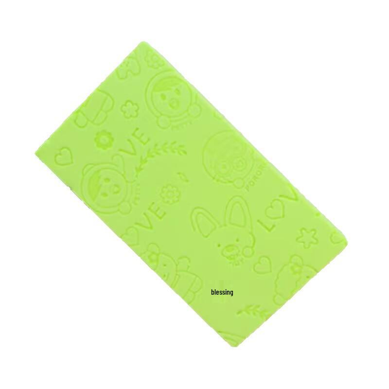 3D Baby Bath Sponge - Fish Scale Pattern, Gentle & Painless Back Scrubber for Sensitive Skin